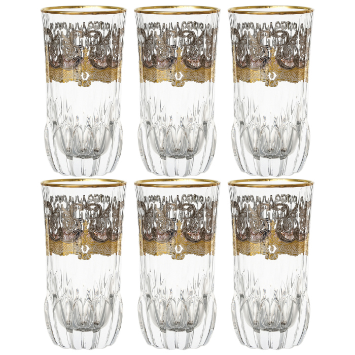 Набор хрустальных стаканов для воды Timon на 6 персон